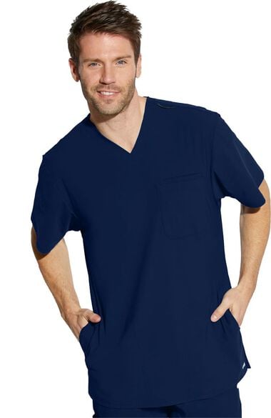 Clearance Men's Hydro Solid Scrub Top, , large