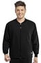 Clearance Men's Zip-Up Bomber Solid Scrub Jacket, , large
