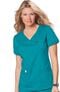 Women's Nicole Crossover V-Neck Solid Scrub Top, , large