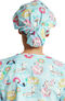 Women's Bouffant Go With The Float Print Scrub Hat, , large