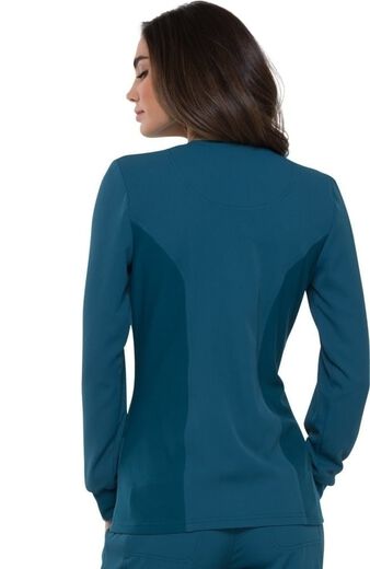 Clearance Women's Snap Front Warm-Up Solid Scrub Jacket