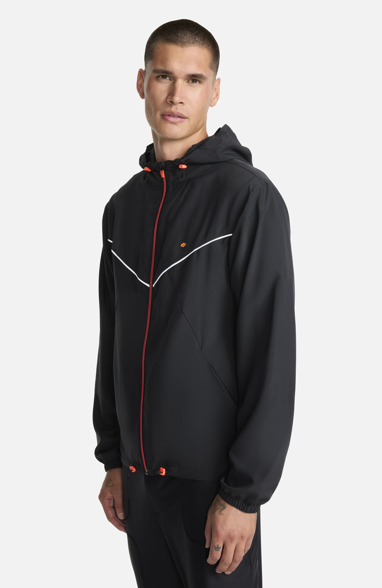 Men's Packable Hooded Jacket, , large