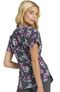 Clearance Women's Midnight Garden Party Print Scrub Top, , large