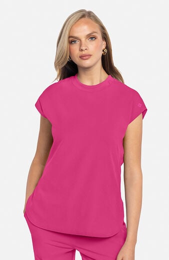 Women's Knit Round Neck Dolman Scrub Top Women's Knit Round Neck Dolman Scrub Top