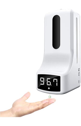 Clearance Wall Mount Thermometer & Hand Sanitizer Station