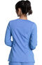 Women's Long Sleeve V-Neck Solid Scrub Top, , large