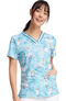 Clearance Women's Obviously A Unicorn Print Scrub Top, , large
