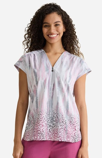 Women's Kelly Wild Vibes Print Scrub Top Women's Kelly Wild Vibes Print Scrub Top