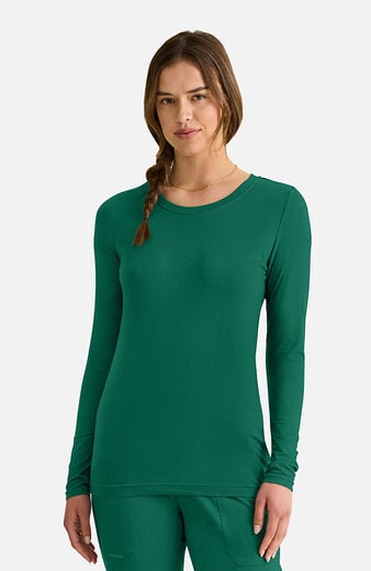 Women's Melissa Long Sleeve Knit Tee Underscrub Women's Melissa Long Sleeve Knit Tee Underscrub