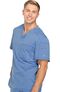 Clearance Men's V-Neck Solid Scrub Top, , large