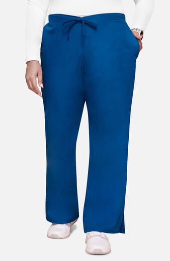 Women's Natural Rise Flare Leg Drawstring Pant Women's Natural Rise Flare Leg Drawstring Pant