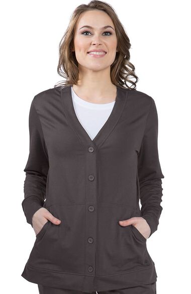 Clearance Women's Becca Solid Scrub Jacket, , large