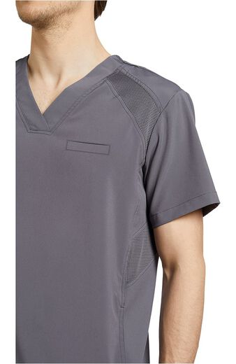 Clearance Fit By Men's V-Neck Solid Scrub Top