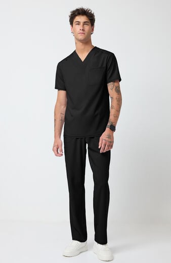 Men's V-Neck Tuck-In Scrub Top Men's V-Neck Tuck-In Scrub Top