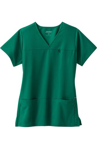 Clearance Women's 6 Pocket Solid Scrub Top