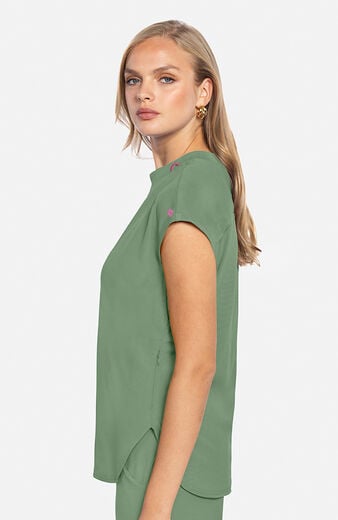 Women's Knit Round Neck Dolman Scrub Top Women's Knit Round Neck Dolman Scrub Top