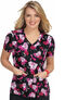 Clearance Women's Leslie Filled With Hearts Print Scrub Top, , large