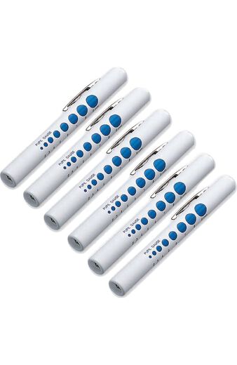  Penlight for Nurse Pen Light LED Reusable Pen Light with Pupil  Gauge Nurses Pin Light for Torch Medical Students Doctors Daily Use with  Pocket Clip Nurse Gifts(6 Pieces,Fresh Colors) : Industrial