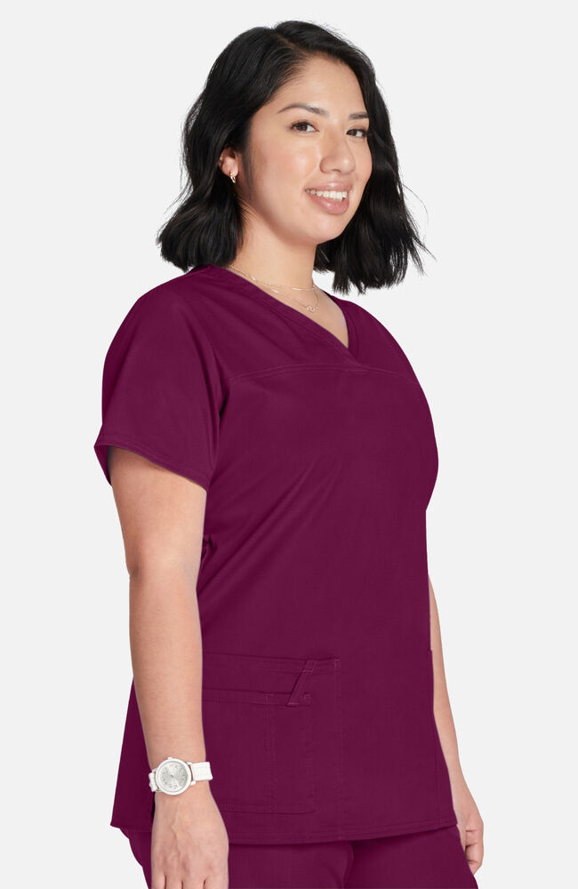 Cherokee Workwear Core Stretch Women's 4727 V Neck Scrub Top Pick Size&Color! 
