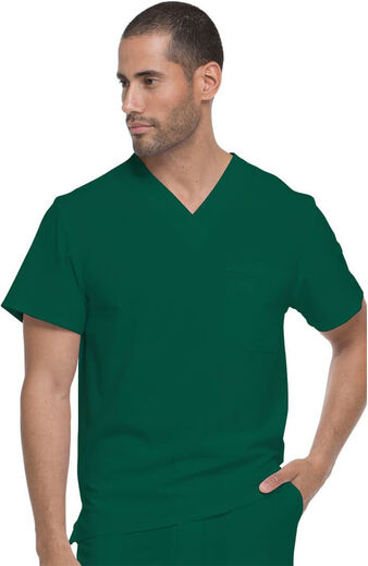 Men's Tuck-In V-Neck Scrub Top  Men's Tuck-In V-Neck Scrub Top