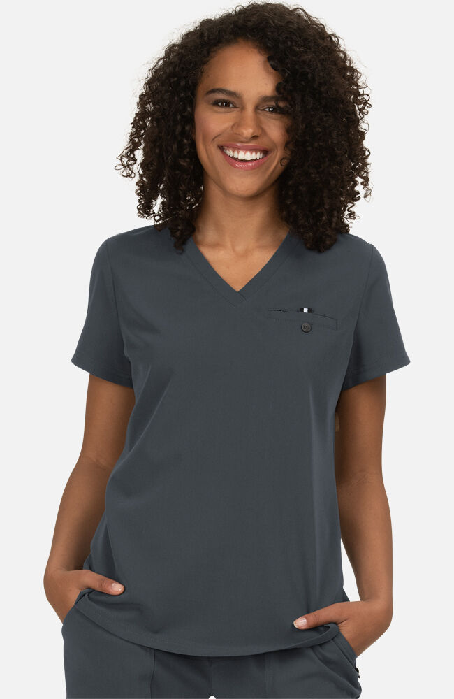 Women s Ready To Work Solid Scrub Top