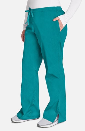 Women's Natural Rise Flare Leg Drawstring Pant Women's Natural Rise Flare Leg Drawstring Pant