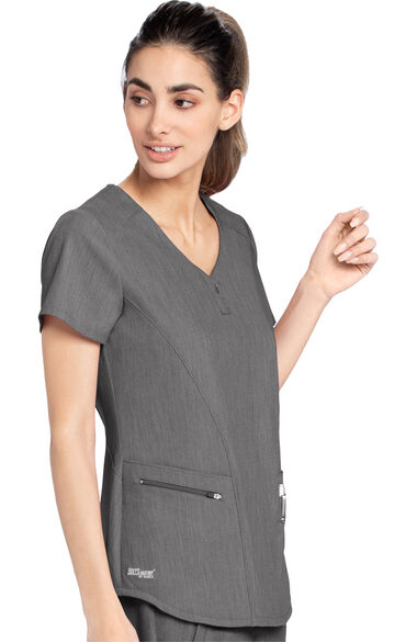 Clearance Women's London Solid Scrub Top, , large