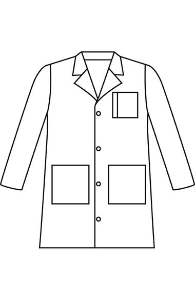 Clearance Men's Tailored 35" Lab Coat, , large