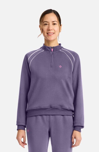 Women's Scuba Half Zip Scrub Jacket Women's Scuba Half Zip Scrub Jacket