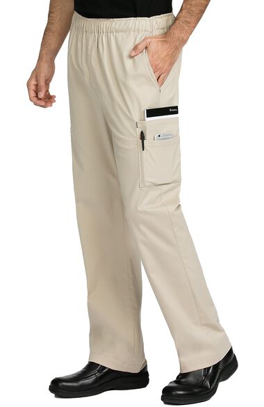 Clearance Men's Fly Front Cargo Scrub Pant, , large