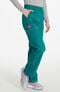 Women's Scrub Set: V-Neck Solid Top & Pull-On Pant, , large