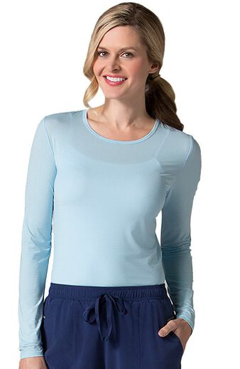 Women's Long Sleeve Antimicrobial Solid Underscrub T-Shirt