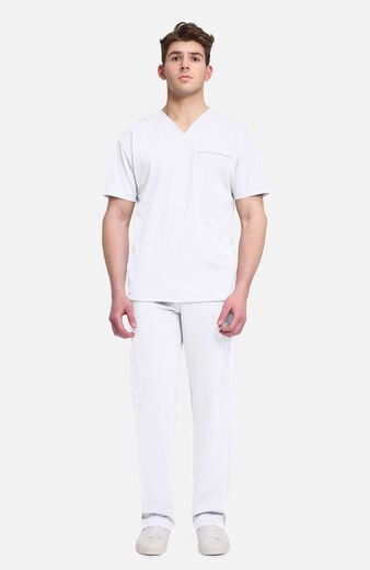 Men's 3-Pocket Relaxed V-Neck Scrub Top Men's 3-Pocket Relaxed V-Neck Scrub Top