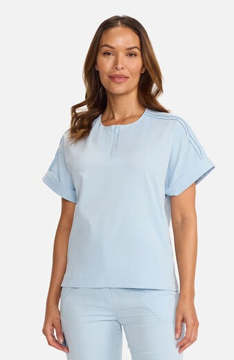 Women's Quarter-Zip Dolman Scrub Top Women's Quarter-Zip Dolman Scrub Top