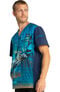 Clearance Men's Swing Into Action Print Scrub Top, , large