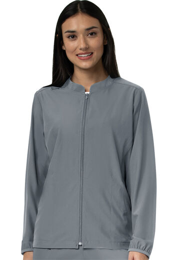 Women's Zip Front Scrub Jacket, Women's Zip Front Scrub Jacket