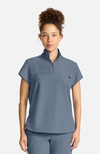 Women's Bella Quarter Zip Scrub Top Women's Bella Quarter Zip Scrub Top