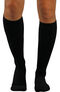 Clearance About The Nurse Unisex Knee High 20-30 MmHg Black Solid Compression Sock, , large