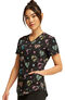 Women's Care Flor-All Print Scrub Top, , large
