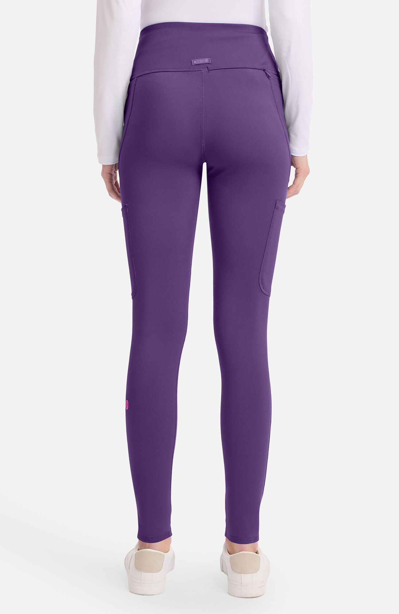 Women's Knit 5-Pocket Scrub Legging, GLP Galactic Purple | purple, large