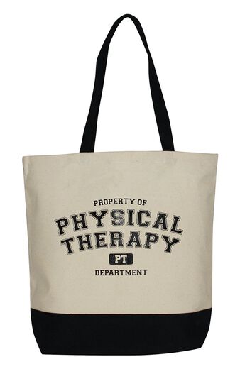 Physical Therapy Canvas Tote