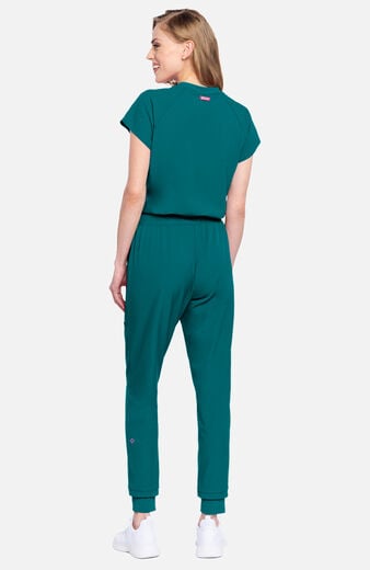 Women's 5-Pocket Zip Front Scrub Jumpsuit Women's 5-Pocket Zip Front Scrub Jumpsuit