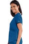 Clearance Women's Moto Inspired Solid Scrub Top, , large
