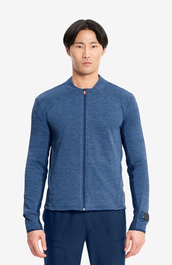 Men's Athletic Zip Front Scrub Jacket Men's Athletic Zip Front Scrub Jacket