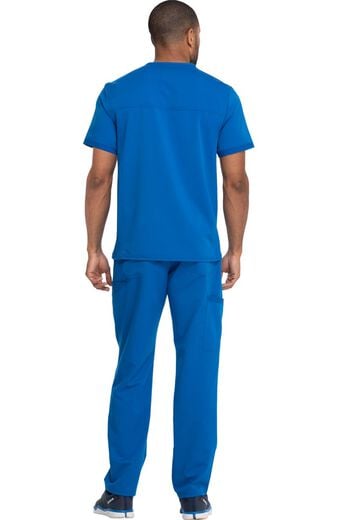 Men's Scrub Set: V-Neck Solid Top & Straight Leg Pant Men's Scrub Set: V-Neck Solid Top & Straight Leg Pant