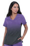 Women's Cali Heather Ombre Solid Scrub Top, , large