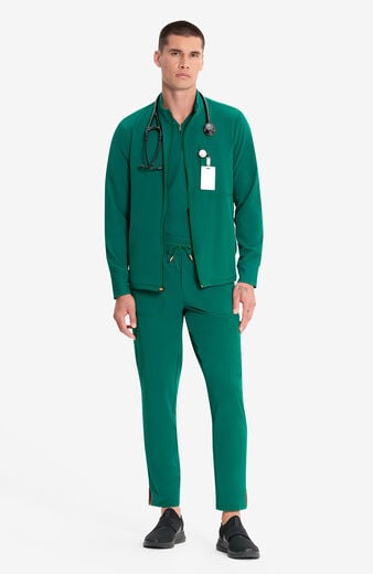Men's Zip Front Scrub Jacket Men's Zip Front Scrub Jacket