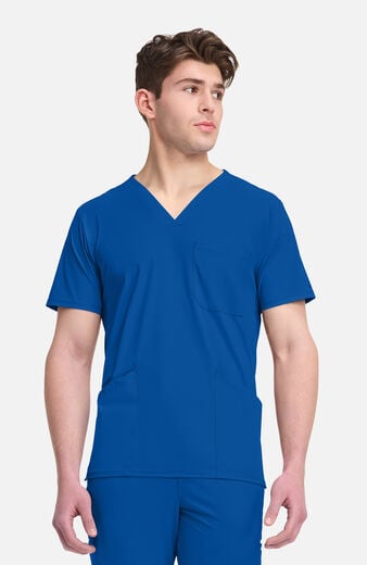 Men's 3-Pocket V-Neck Scrub Top Men's 3-Pocket V-Neck Scrub Top