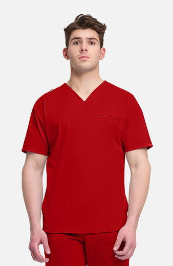 Men's 3-Pocket Relaxed V-Neck Scrub Top Men's 3-Pocket Relaxed V-Neck Scrub Top