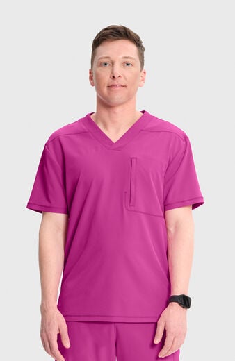 Men's Fit V-Neck Scrub Top, Pride Edition Men's Fit V-Neck Scrub Top, Pride Edition